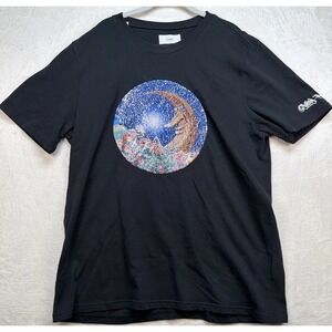 Ovadia & Sons Mouse Sequin Graphic T Shirt Black Reversible Sequin Mens XL